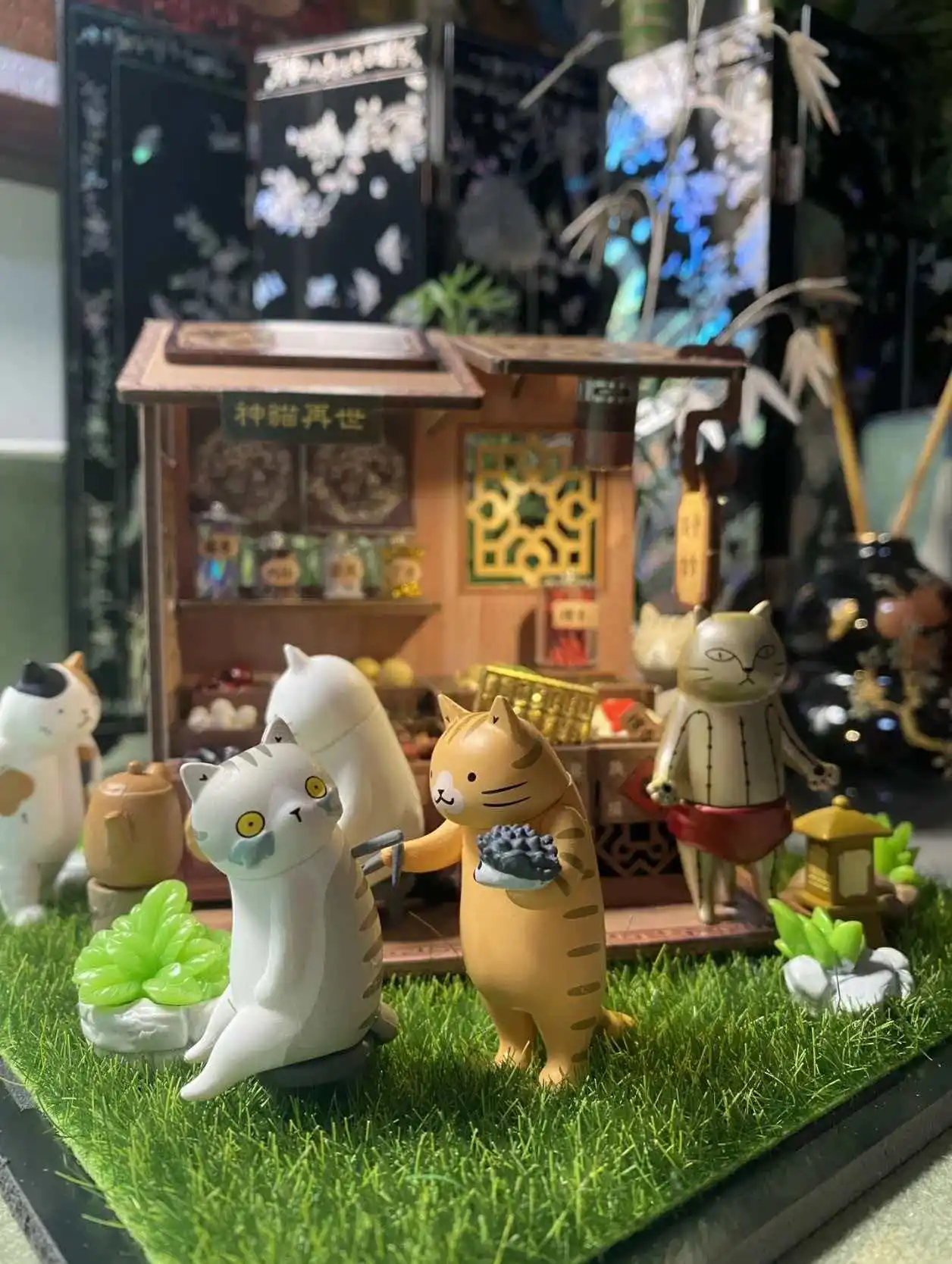 

Мини-фигурка-сюрприз «Кот» в стиле традиционной китайской медицины, акупунктуры и боевых искусств, для исцеления эмоций, подарок на день рождения