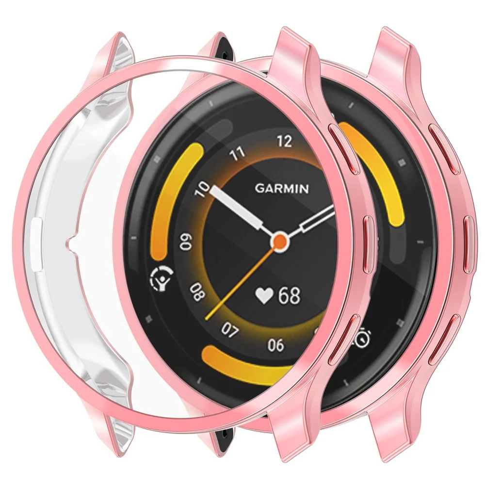 TPU-Schutzhülle für Garmin Venu 3S 3 2S 2 plus, Schutzrahmen, weiche Silikonhülle für Garmin Vivoactive 4S/4 Uhrengehäuse