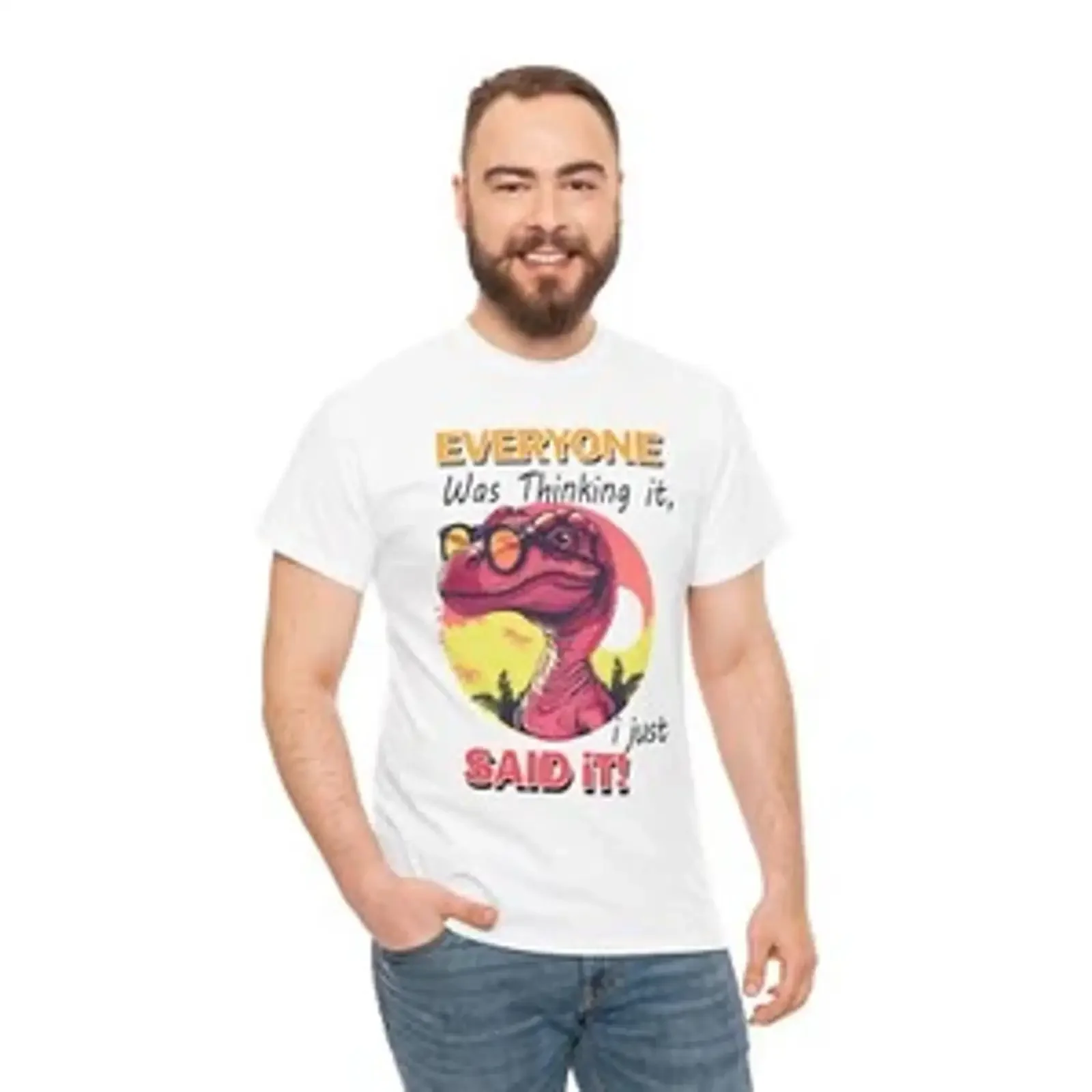 Dinosaurier-T-Shirt, lustiges, prähistorisches Rex-Jurassic-Liebhaber-T-Shirt, sarkastisches, vintage-gewaschenes Grafik-Oberteil, vielseitiges Oberteil für den Alltag, leicht