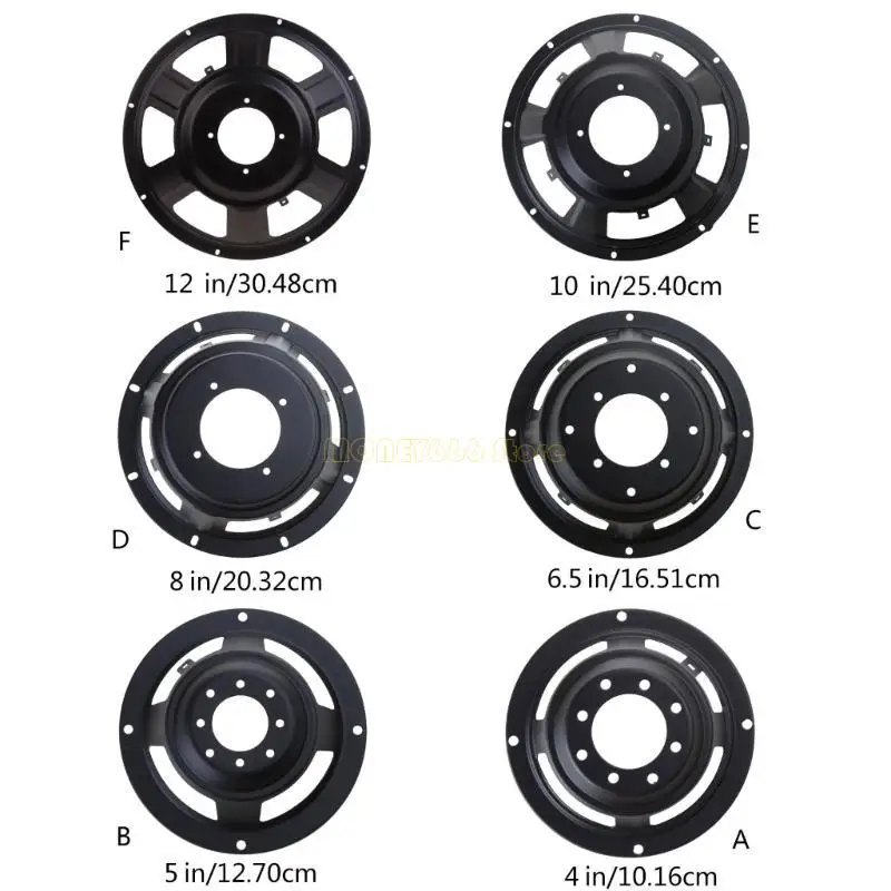 F62C 4/5/6.5/8/10/10/12 pollici Frame altoparlante Suborwoofer Holder Woofer Basin Basin Basin Baskey Repay Parties