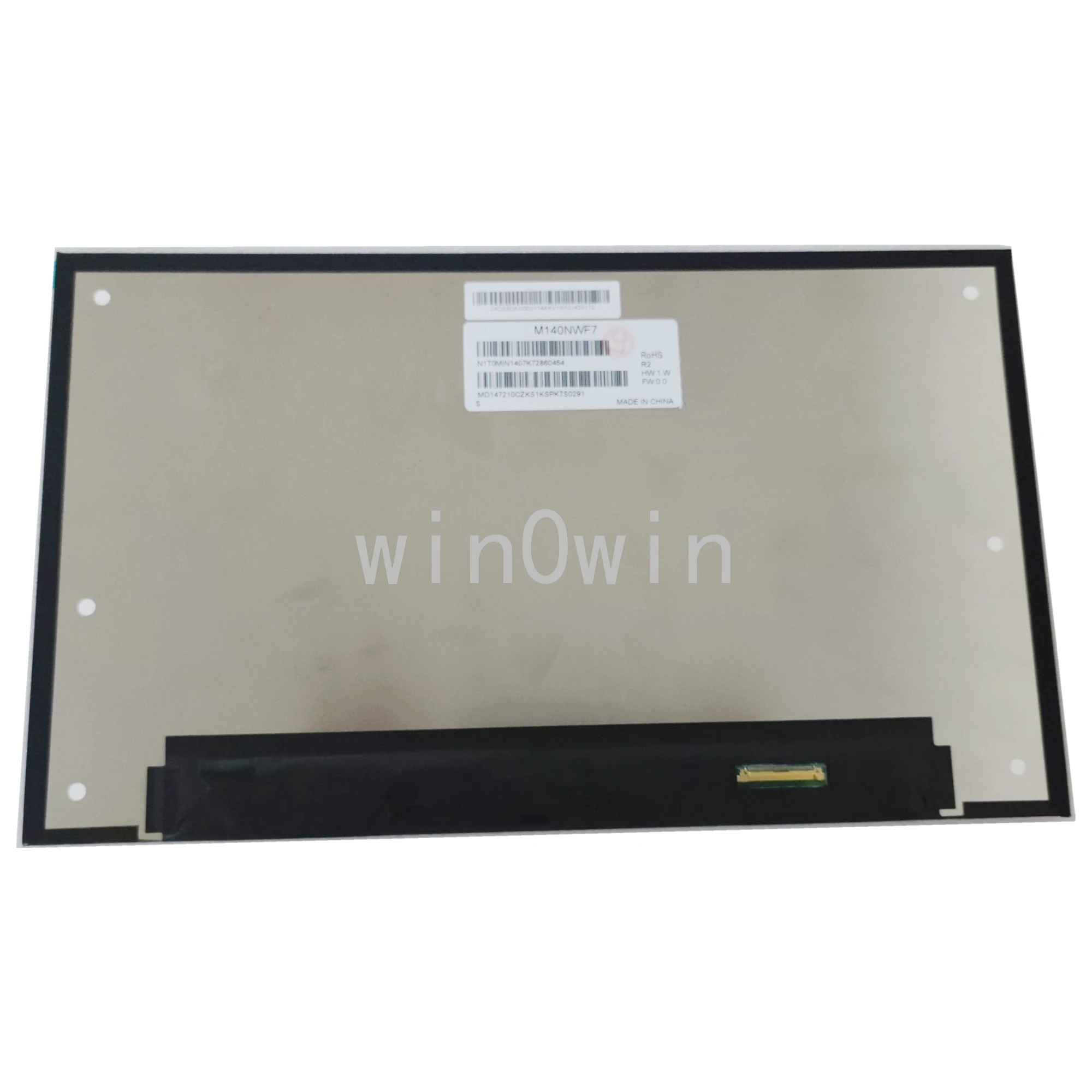 

M140NWF7 R2 144HZ 14.0'' Laptop LCD Screen Panel Matrix IPS 1920*1080 EDP 40 Pins 72% NTSC