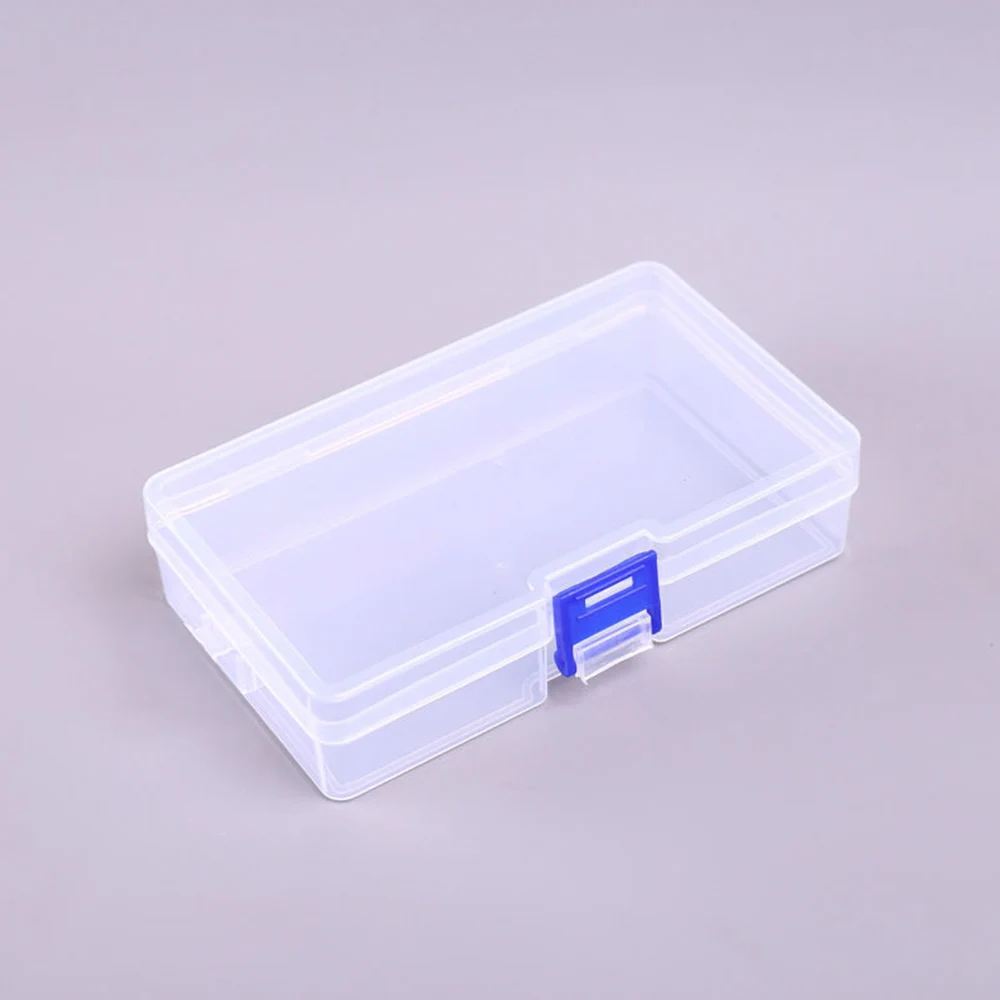 5PCS Storage Boxes Clear Sorted Storage Box Dustproof Sundries Organization Case Transparent Cosmetic Jewelry Storage Plastic