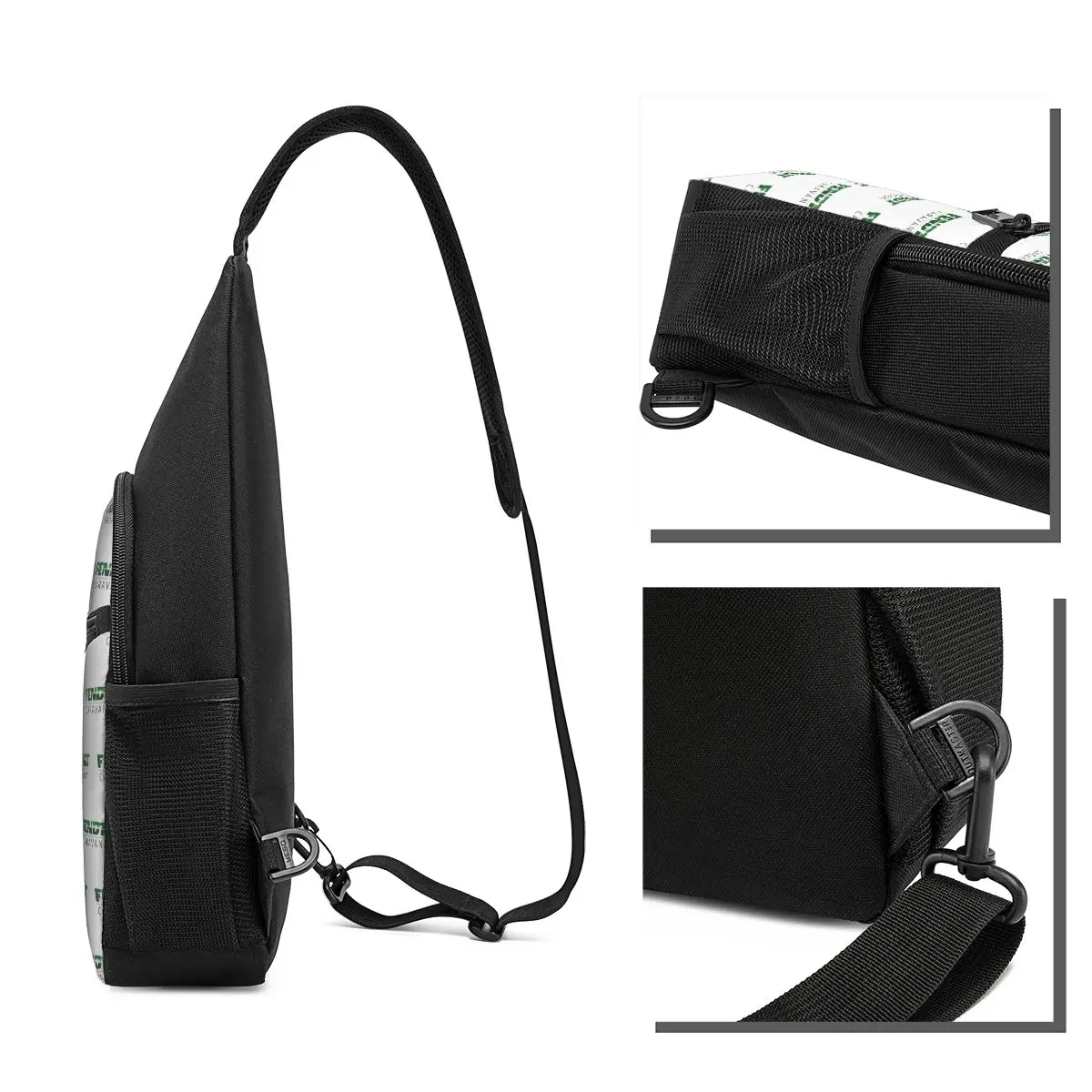 Fendt Caravan Chest Bag Men Sling Crossbody Backpack Chest Bag Travel Hiking Daypack Shoulder Bag 4