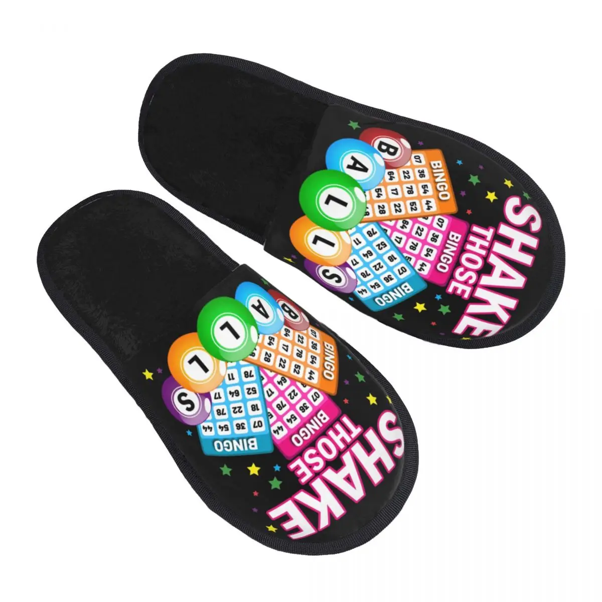 مخصص طباعة النساء هز تلك الكرات مضحك البنغو شبشب منزل دافئ دافئ رغوة الذاكرة رقيق النعال داخلي في الهواء الطلق الأحذية