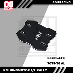 ADU RACING 7075-T6 AL KM 1/7 C3 RALLY KINGMOTOR primal 1/6 Scale Porsche 934 ESC PLATE for hobbywing max8 max6 castle x8s