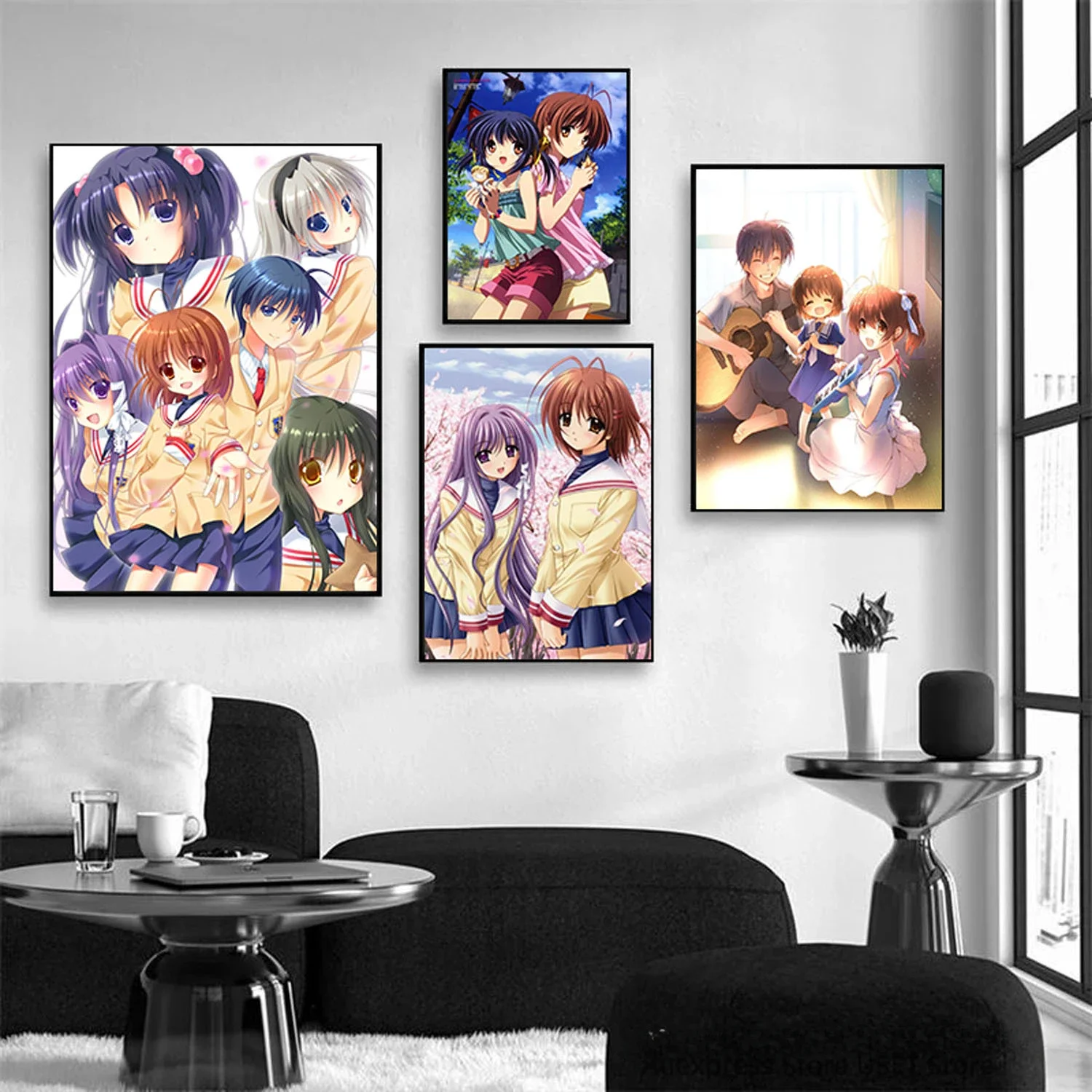 Clannad ,Anime Animation Cartoon Manga Canvas Posters and Prints Canvases Painting Home Decoration