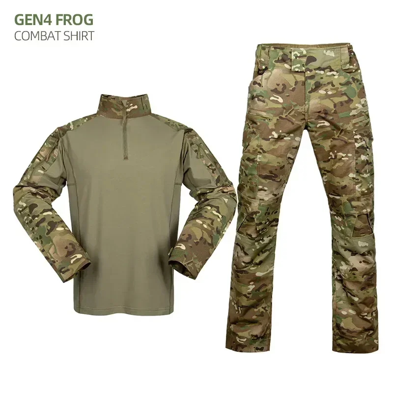Tactical New G4 Frog Shirts Pants CP Camouflage Suit Outdoor Training Sets CS Suit Expansion Training Hunting Uniforms