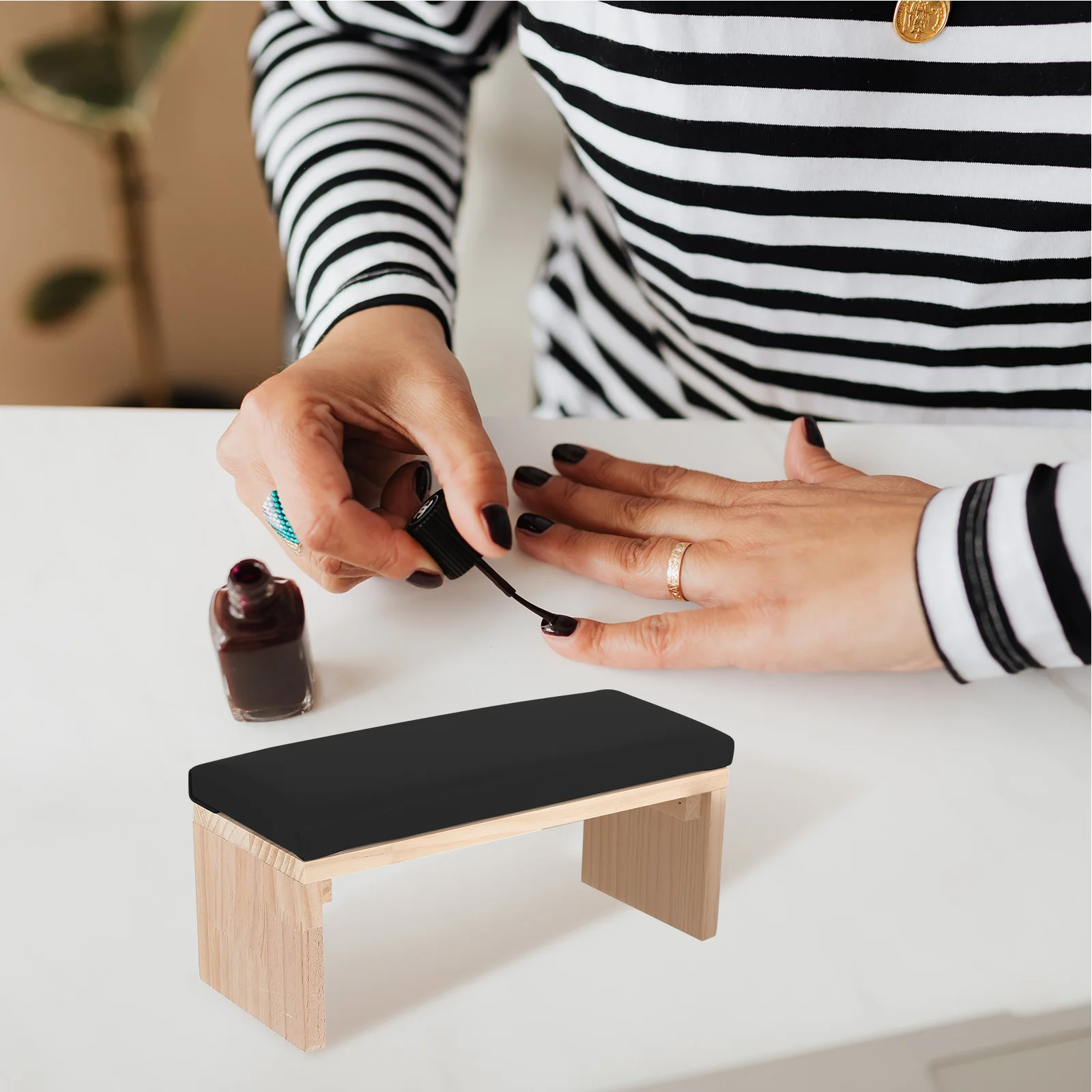 

1pc Wrist Cushion Hand Pillow Manicure Tool Nail Art Rest Salon Accessory Arm Support Nail Hand Holder Japanese Style Design