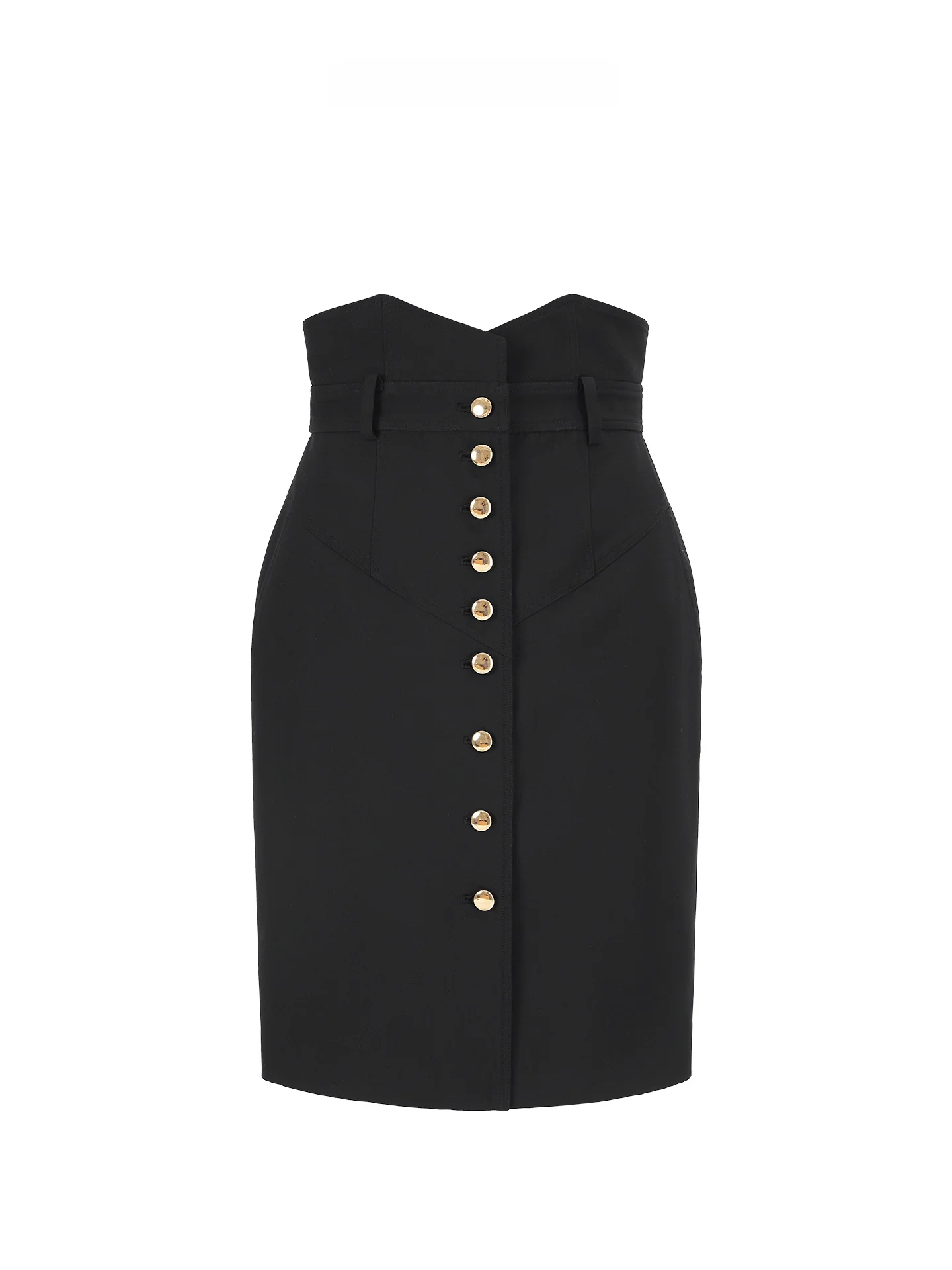 

Юбка-карандаш MAGGIE MA с высокой талией, черная, модная, утягивающая, женская, из премиального полиэстера, шерсти и лиоцелла