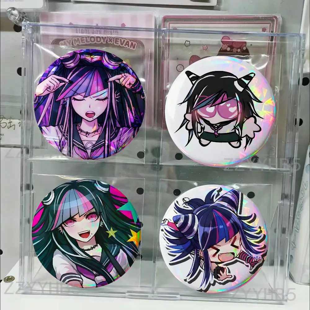 

Ibuki Mioda D-DanganronpaS Enamel Pin Tinplate Round Brooch Badges 58mm 44mm 32mm 75mm 25mm