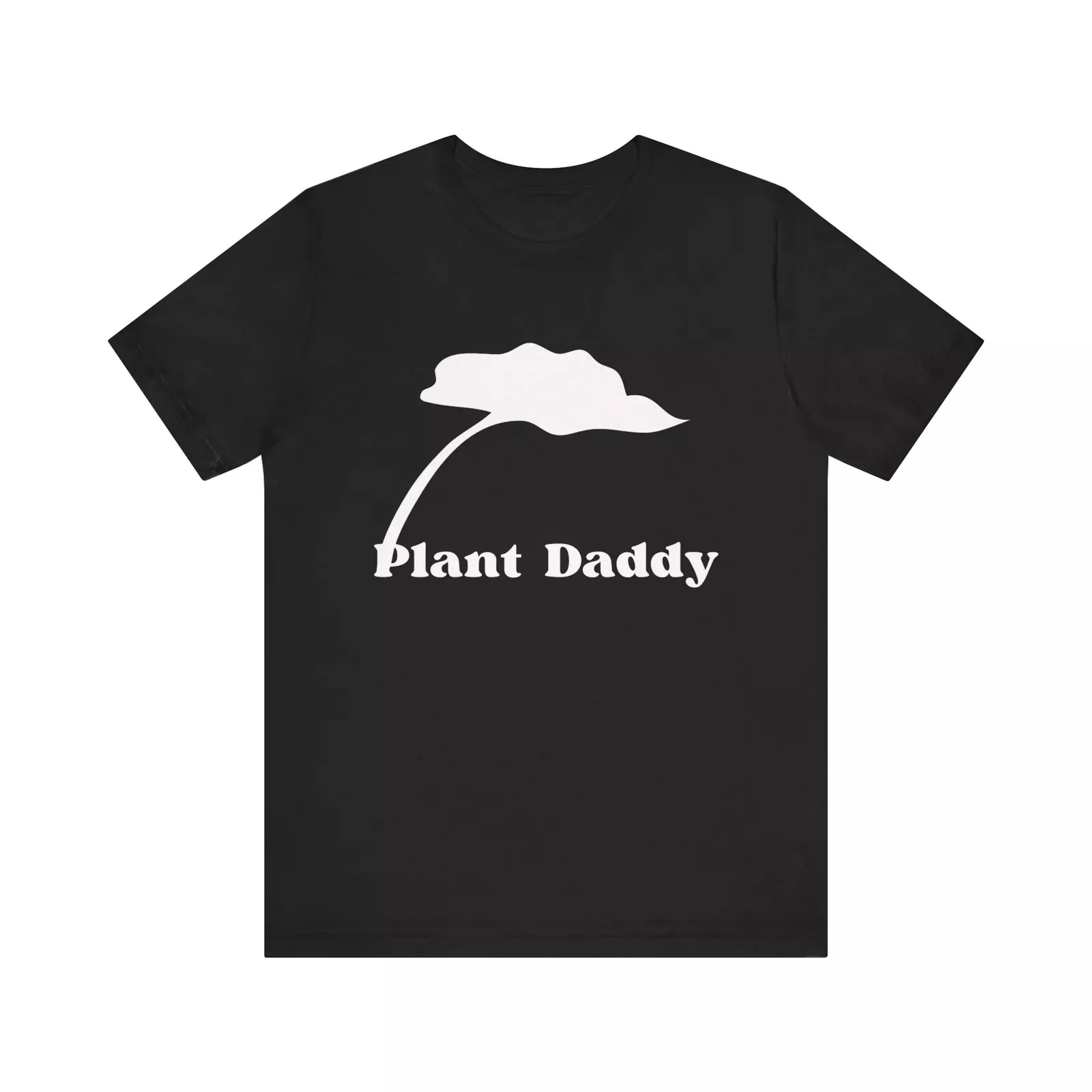 Funny Father's Day Shirt Plant Daddy Alocasia Black T-shirt