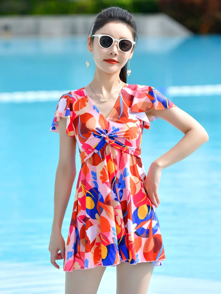 

Женский раздельный купальник для термальных источников, больших размеров, для взрослых женщин среднего возраста, высококачественный.