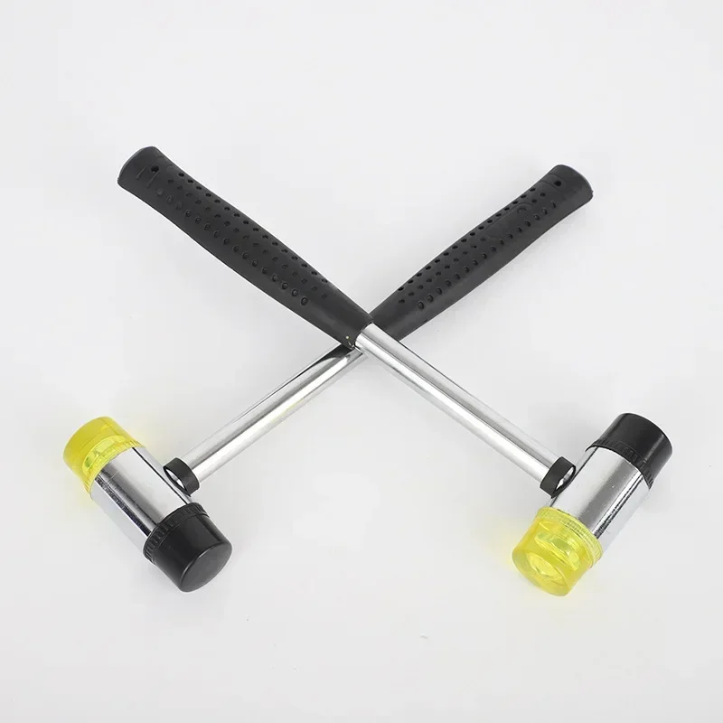 25mm Mini Small Rubber Hammer Multifunctional Hand Tool For Jewelry Craft DIY Steel Pipe Handle Mounting Hammer