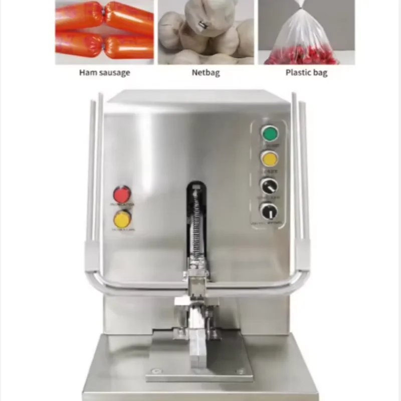 Double Clip Sealing Machine Easy to Operation U-shape Manual Sausage Pack Bag Clipper Clip Machine Manual Tightening Sealer