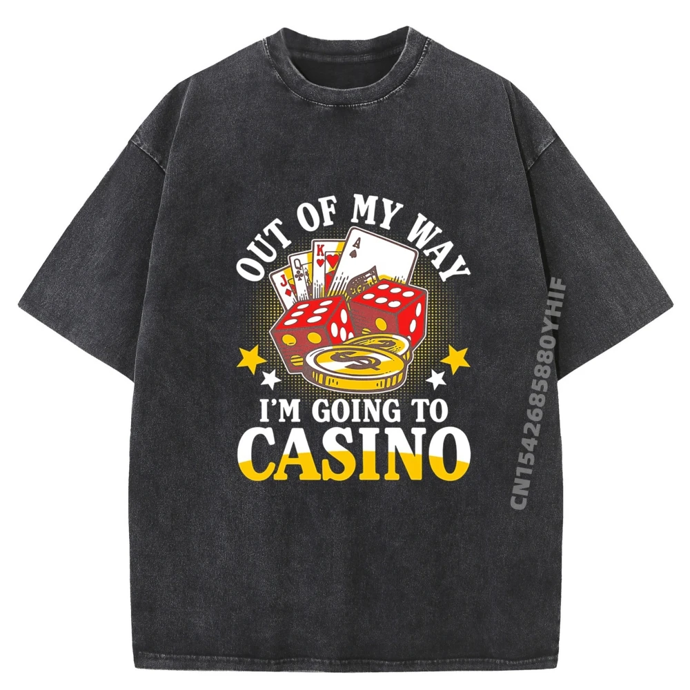 

Топы и футболки Out My Way Going Casino, футболки с графическим рисунком для мужчин, футболки с обычным принтом, потертая рубашка в стиле ретро, скидка
