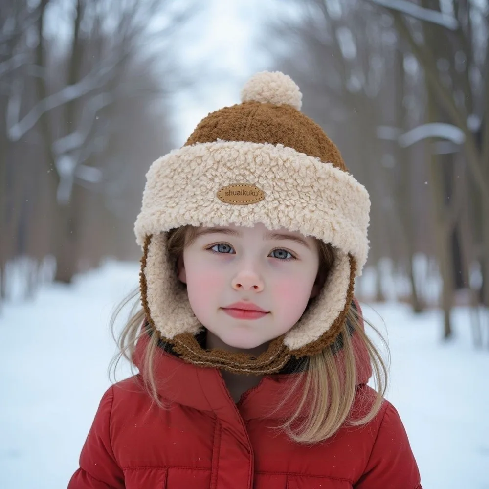 

Новая теплая шапка Lei Feng, ветрозащитная шапка с защитой ушей из овечьего пуха, холодостойкая пуловерная шапка для езды на велосипеде, катания на лыжах