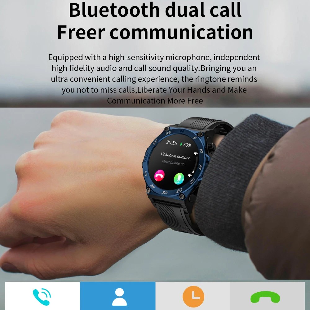 2 In 1 TWS Noise Reduction Headset Smart Watch Men Headphone Blue Tooth Call Smartwatch Women Waterproof 1.53' Heart Rate Sports