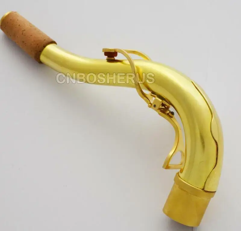 

Underslung Type Tenor Saxophone Neck Unlacquer Yellow brass NECKS 27.50 mm