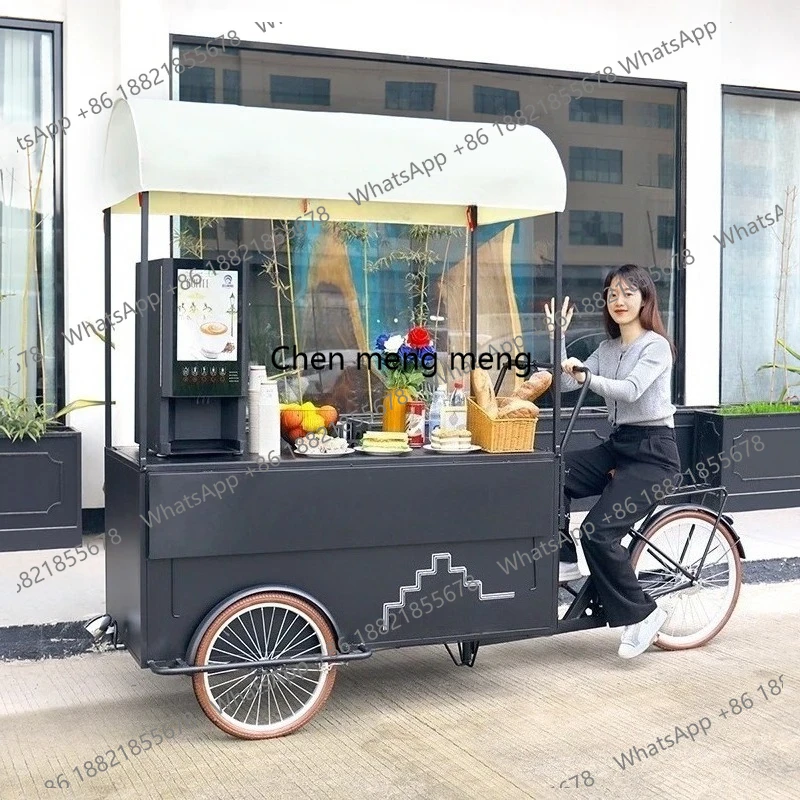 Stall Movable Camp Food and Drink Display Cart Supermarket Promotional Ice Cream Cart