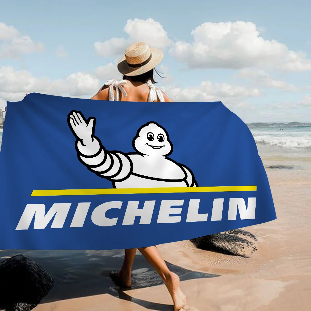 Michelin Microfiber Blanket Quick Drying Beach Towels Oversized Printing Super Absorbent Pool Towel Blanket