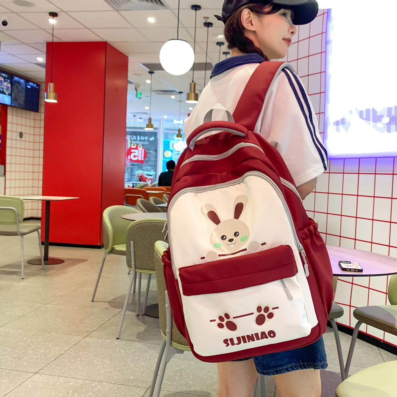 

Ladies' fashionable nylon cute girl backpack handbag mochila bolsos de mujer school bag ita bag рюкзак женский bags for woman