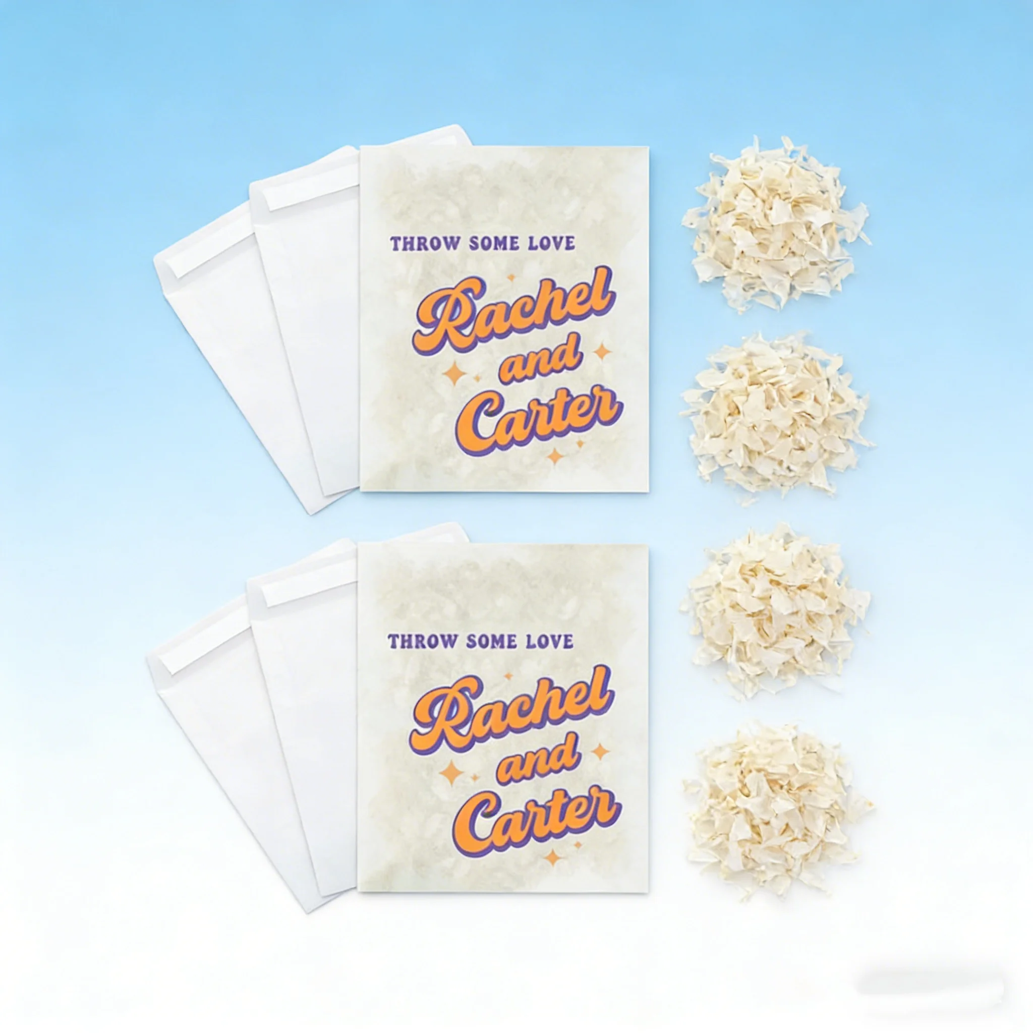 

Биоразлагаемые пакеты из пергамина для свадебного конфетти, персонализированные пакетики для конфетти из лепестков, свадебные сувениры и украшения для вечеринок