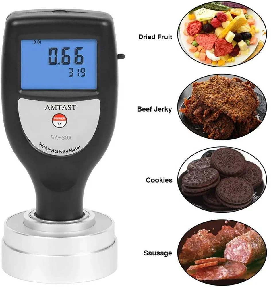 Food Water Activity Meter Analyzer For  Beef Jerky Fruit Jerky Dried Vegetables WA-60A