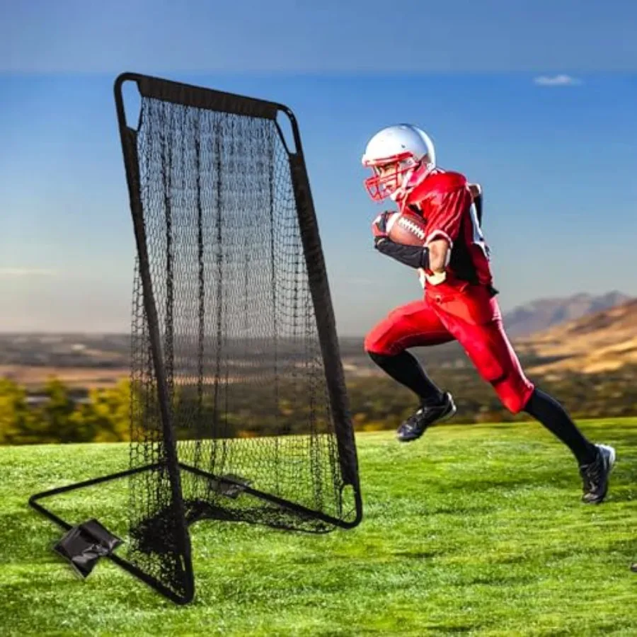 

Football Kicking Cage Net - Heavy Duty Portable Training Net with Steel Frame for Backyard Indoor Outdoor Field Goal Training a