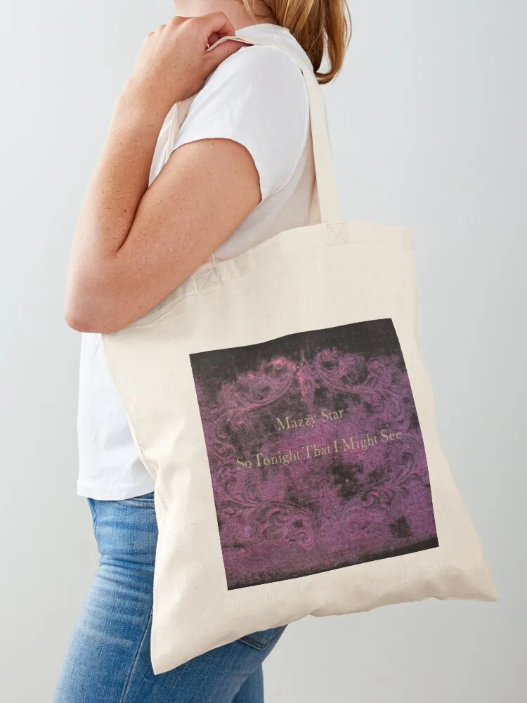 Mazzy Star So Tonight I Might See Album Cover Tote Bag Cloth bags Reusable bags tote bag men hand bags