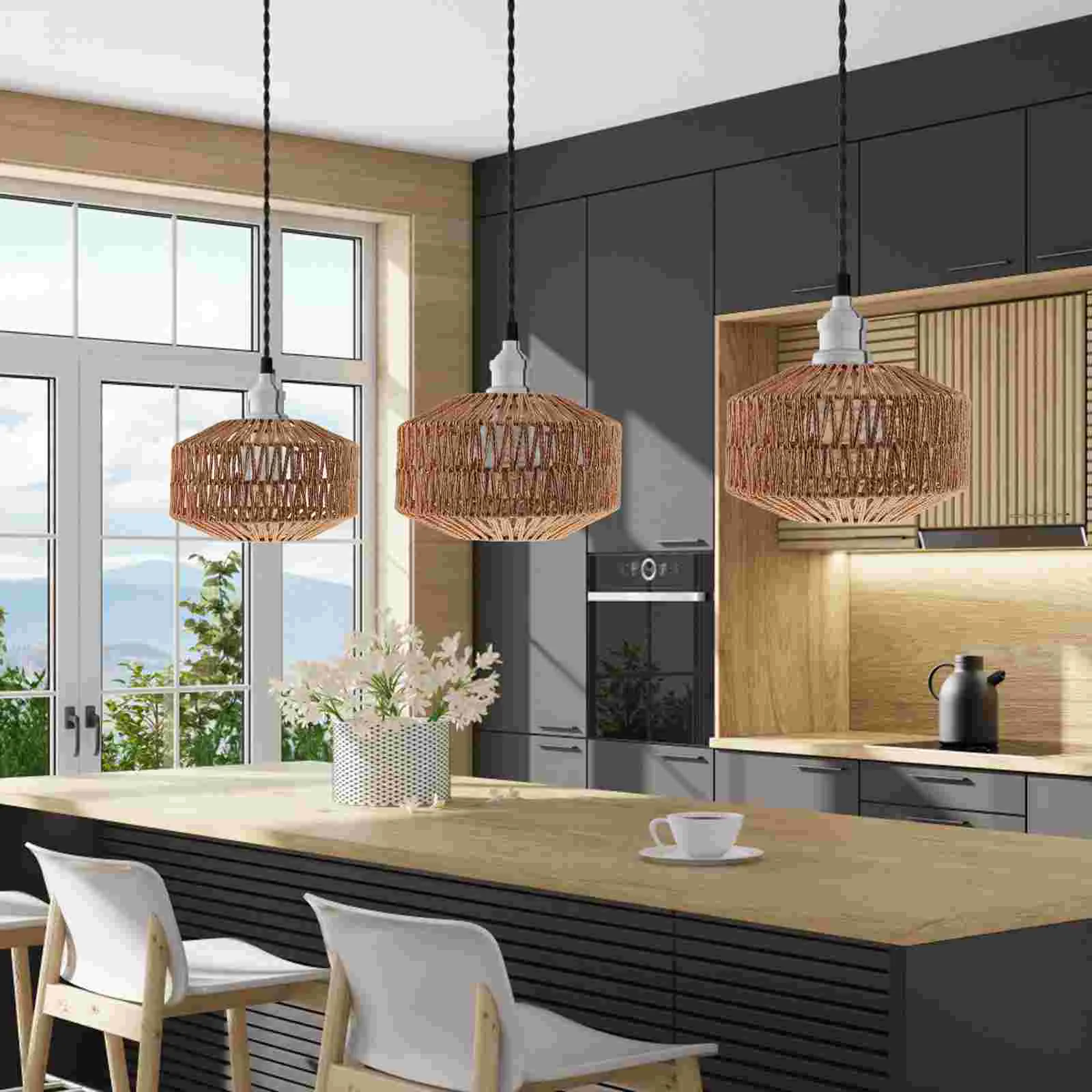 Lampade da parete Lampadario retrò Fornitura di illuminazione a sospensione Paralume vintage Lanterna da soffitto
