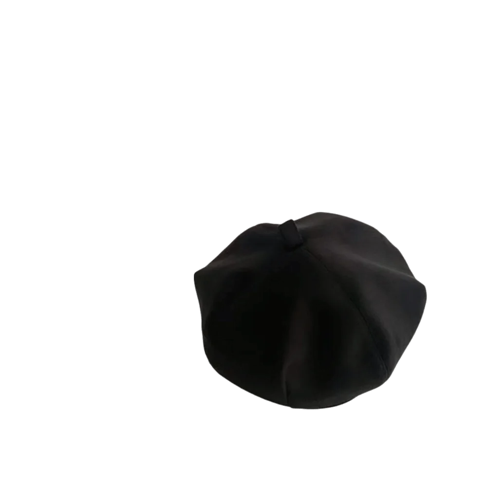 

Модный теплый зимний берет, шапка с защитой ушей, ветрозащитная шапка с тыквой, однотонная мягкая кепка художника, кепка художника для маленьких девочек