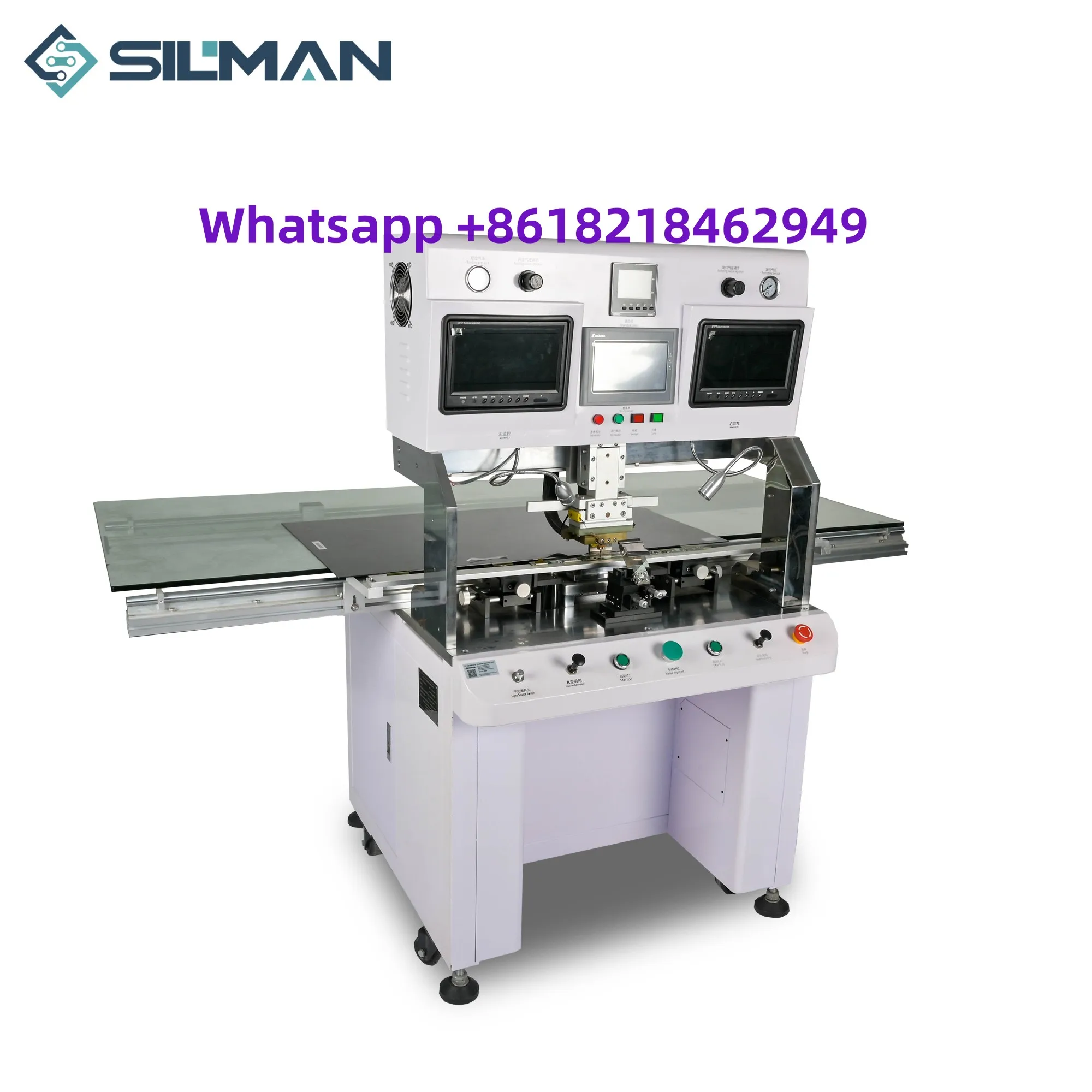 Silman ST-100SS COF ACF Bonding Machine LCD TV Screen Repair Device Single Head Tab IC COG FPC COF Bonding Machine