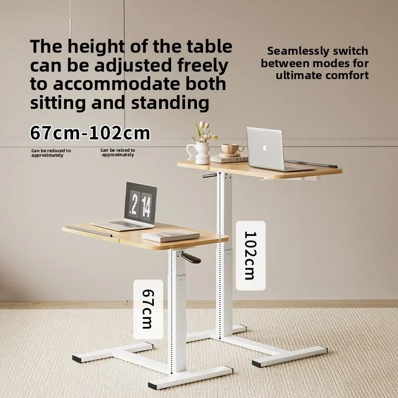 Factory direct sale Bedside table removable lift stack computer table side few desks household any table study table