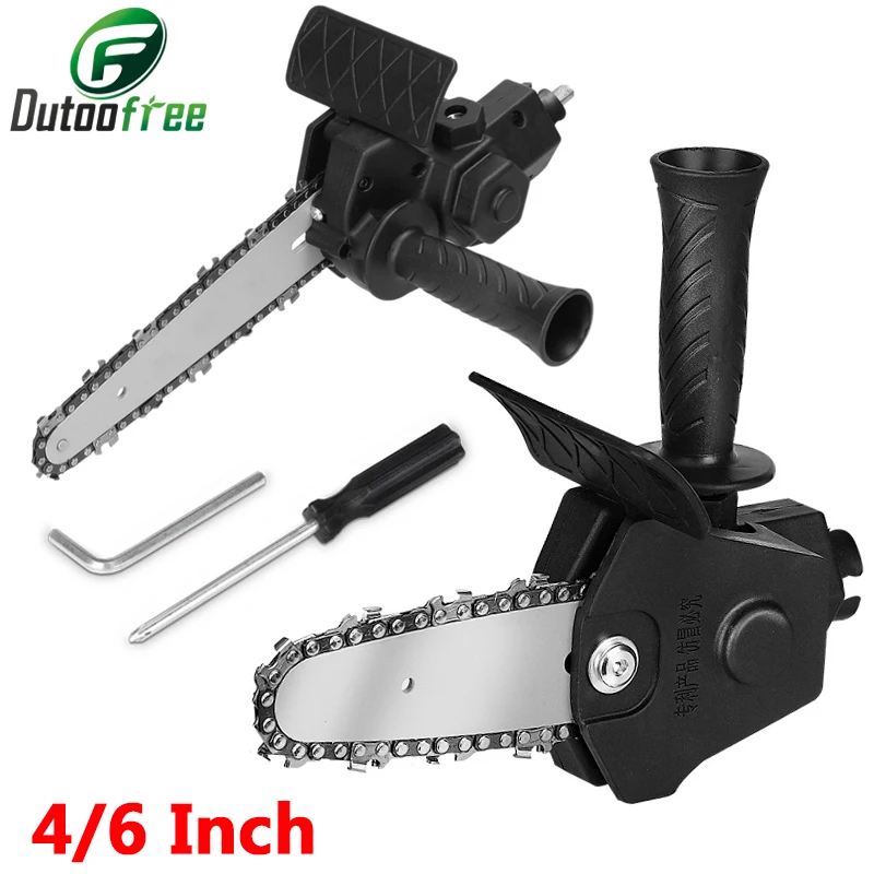 

4 Inch/6 Inch Electric Chainsaw One-Handed Mini Electric Pruning Saws for Wood Cutting/Tree Trimming/Branch Pruning Cutting Tool