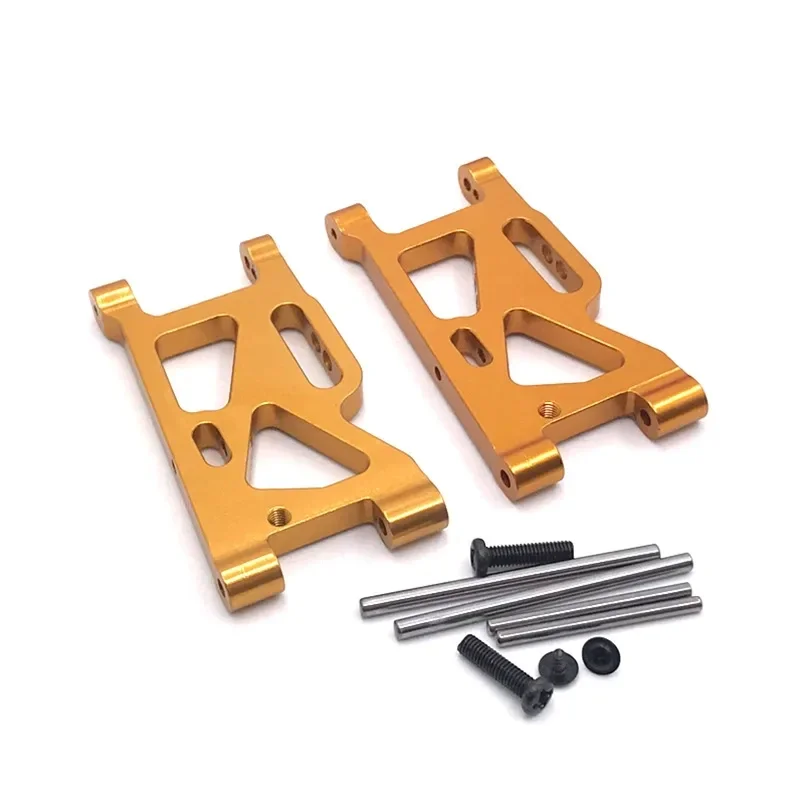 Wltoys-braço de balanço traseiro de metal para carro RC, 144010, 144001, 02, 124016-17-18, 124019