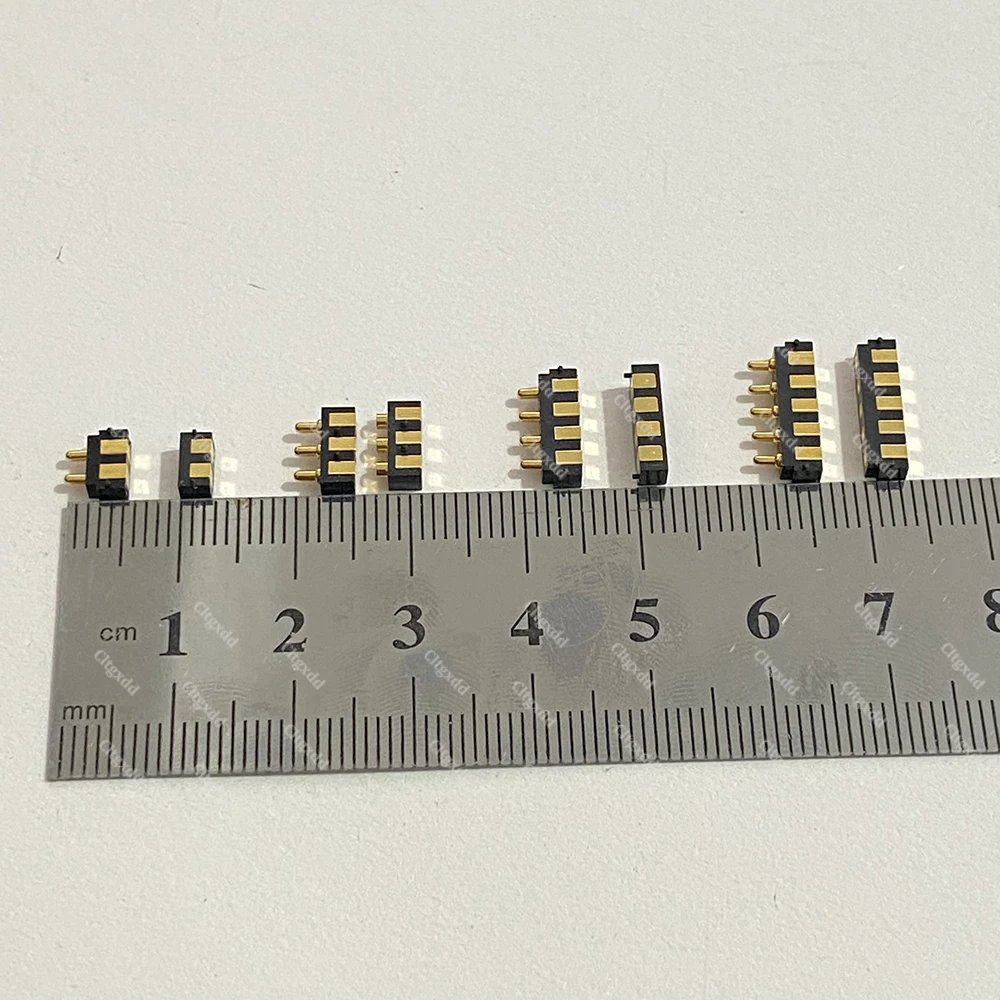 Männlicher & Weiblicher Seitlich Montierter Pogo-Pin-Steckverbinder 2P 3P 4P 5P SMD Federkontakt-Ladebuchse für Smartwatches/Elektronische Geräte – Detail 6