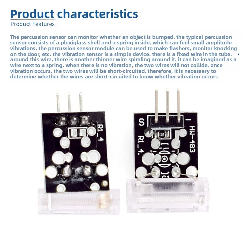 Tap Sensor Module High Sensitivity Knock Module for DIY Electronics Accessories