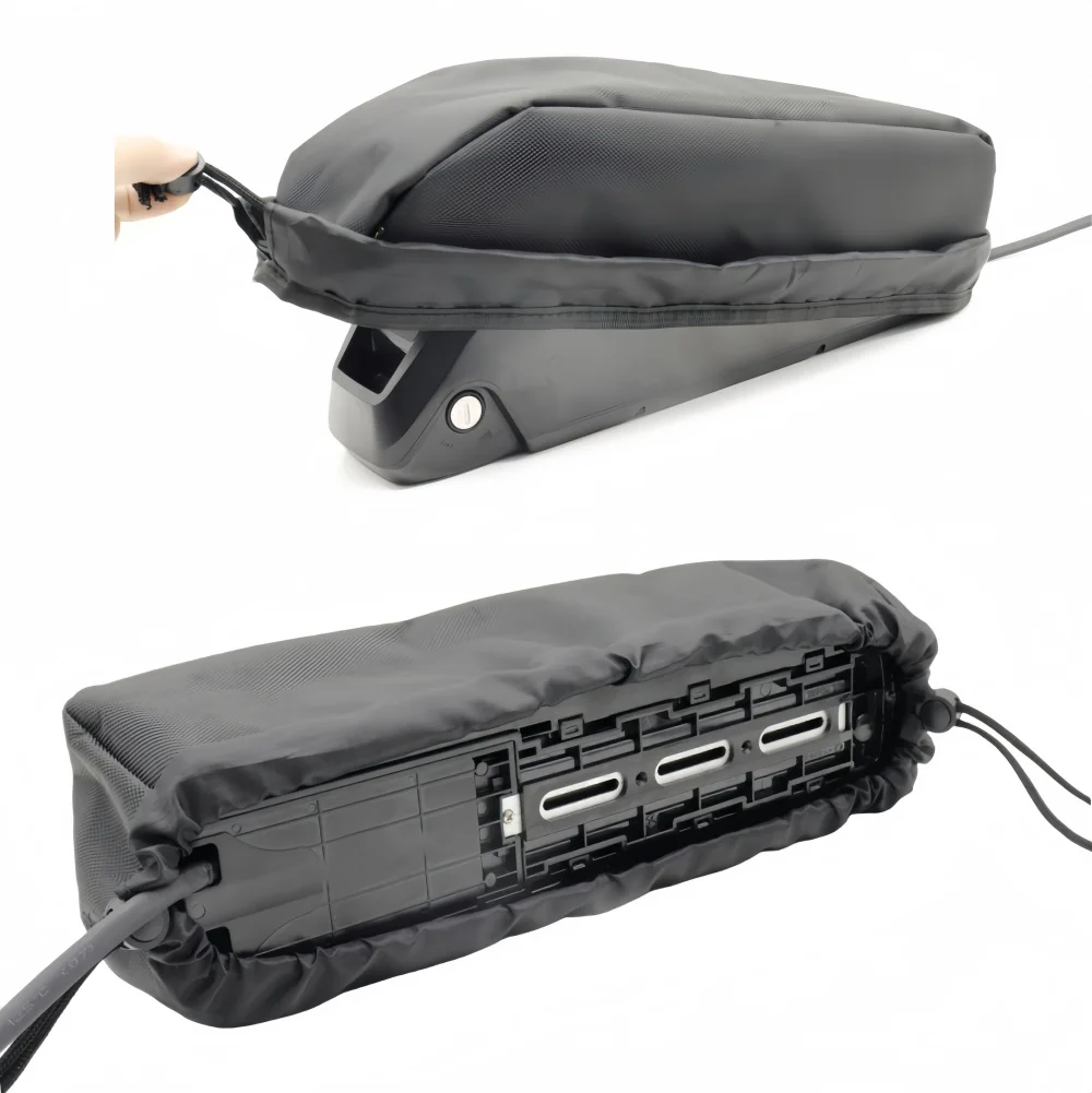 Ebike Battery Cover, Waterproof Dustproof Ebike Battery Protective Cover for Hailong EBike Lithium Battery Protection Cover