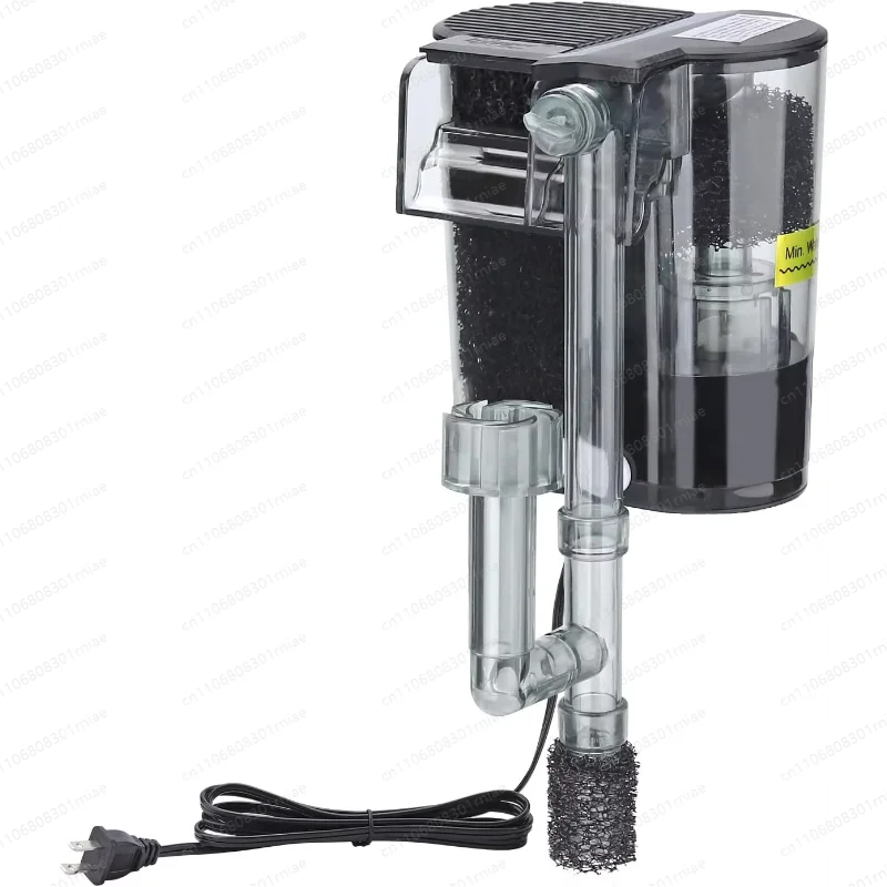 Advanced Silent Aquarium Filter Adjustable Flow Oil Film Removal Intelligent Operation Mode Plastic  Tank Outdoor Bathroom Bag