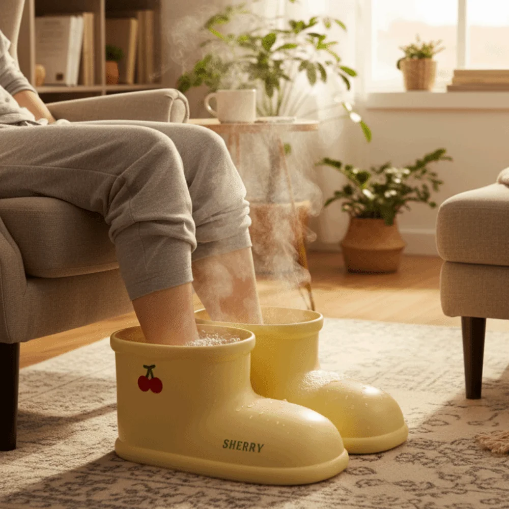 

Water-Saving Foot Bath Bucket Constant Temperature Portable Foot Bath Shoes Plastic High Temperature Resistant Foot Soaking Tub