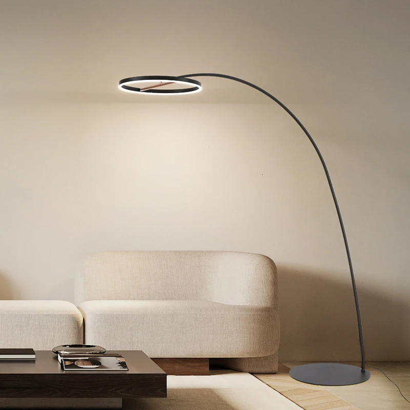 Belle Nordic Vissen Vloer Lamp Modernfamilie Woonkamer Naast De Bank Creatieve Led Minimalisme Staand Licht