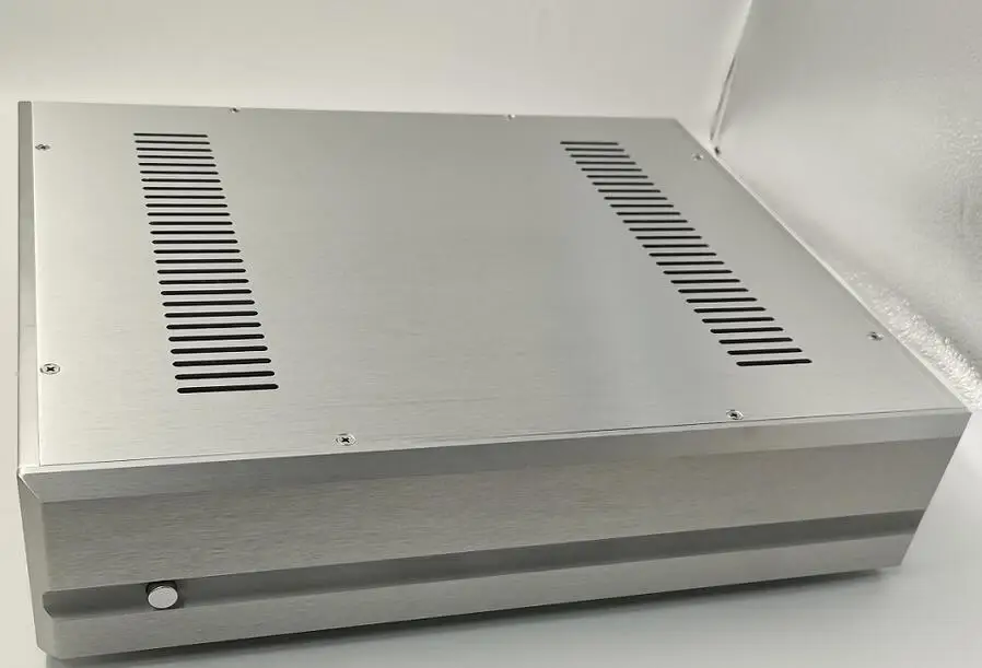 جميع الألومنيوم لوحة سميكة المضخم أنبوب أمبير هيكل إمداد الطاقة لتقوم بها بنفسك قذيفة الضميمة 430*92*360 مللي متر