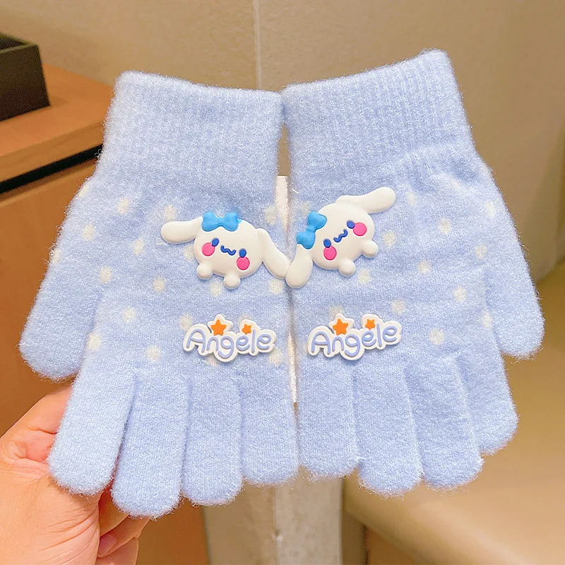 Sanrio Autumn and winter children\'s gloves cute girls baby winter thickened warm cartoon boy gloves