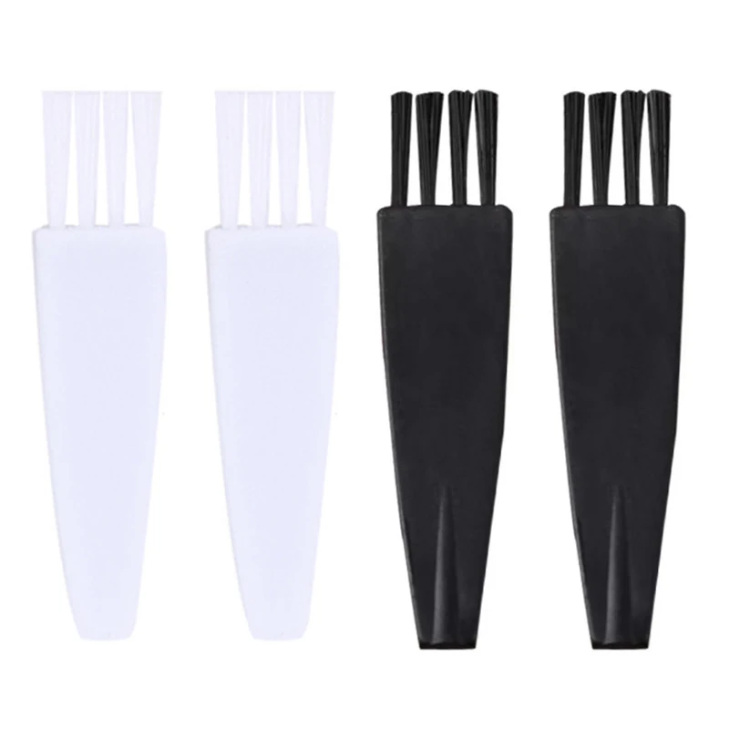 10Pcs Black/White Dust Removal Brush Laptop Keyboard PC Cleaning Brush Kit Portable Plastic Handle Anti Static Shaver Brushes