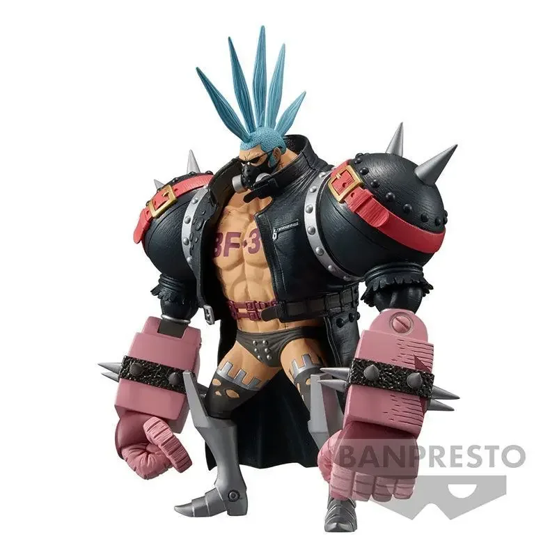 Original Genuine Banpresto One Piece Dxf Red Theatrical Version Vol.12 15cm Franky Pvc Action Figure Model Gifts For Friends