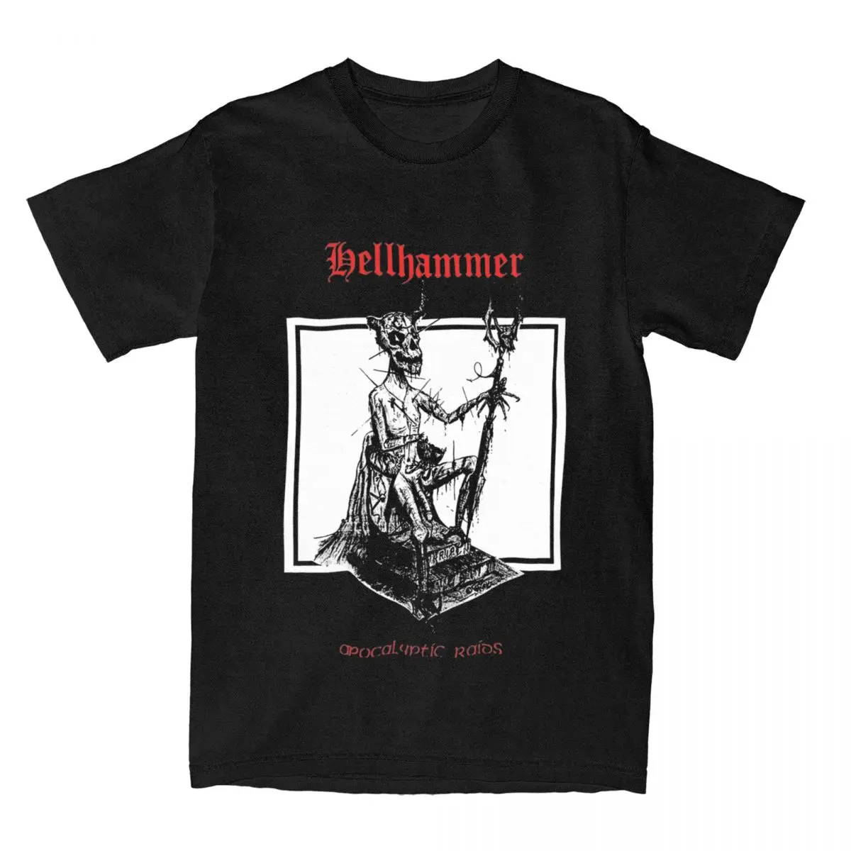 Camisetas informales Hellhammer Swiss Metal Band para hombres y mujeres, camiseta de manga corta de algodón con cuello redondo, ropa de verano