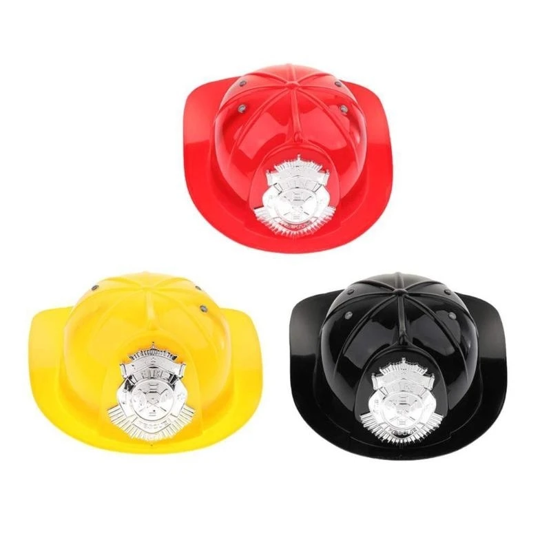 5asd Fireman Costume-Hard Helmets-Fireman Helmet Firefighter Hats-Fireman Accessories Halloween Cosplay Costume for Kids