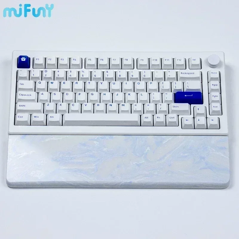 Quartz Keyboard Wrist Rest for Rainy75 Wrist Pad Custom Anti Slip Base FILCO HHKB IKBC Desk Mat Mechanical Keyboards Hand Rest