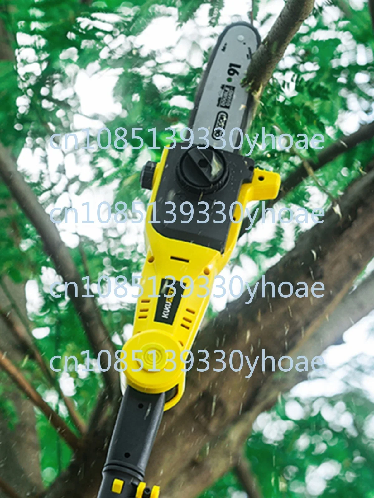 20V lithium battery rechargeable high branch saw telescopic electric chain saw fruit tree shear garden high branch chain saw