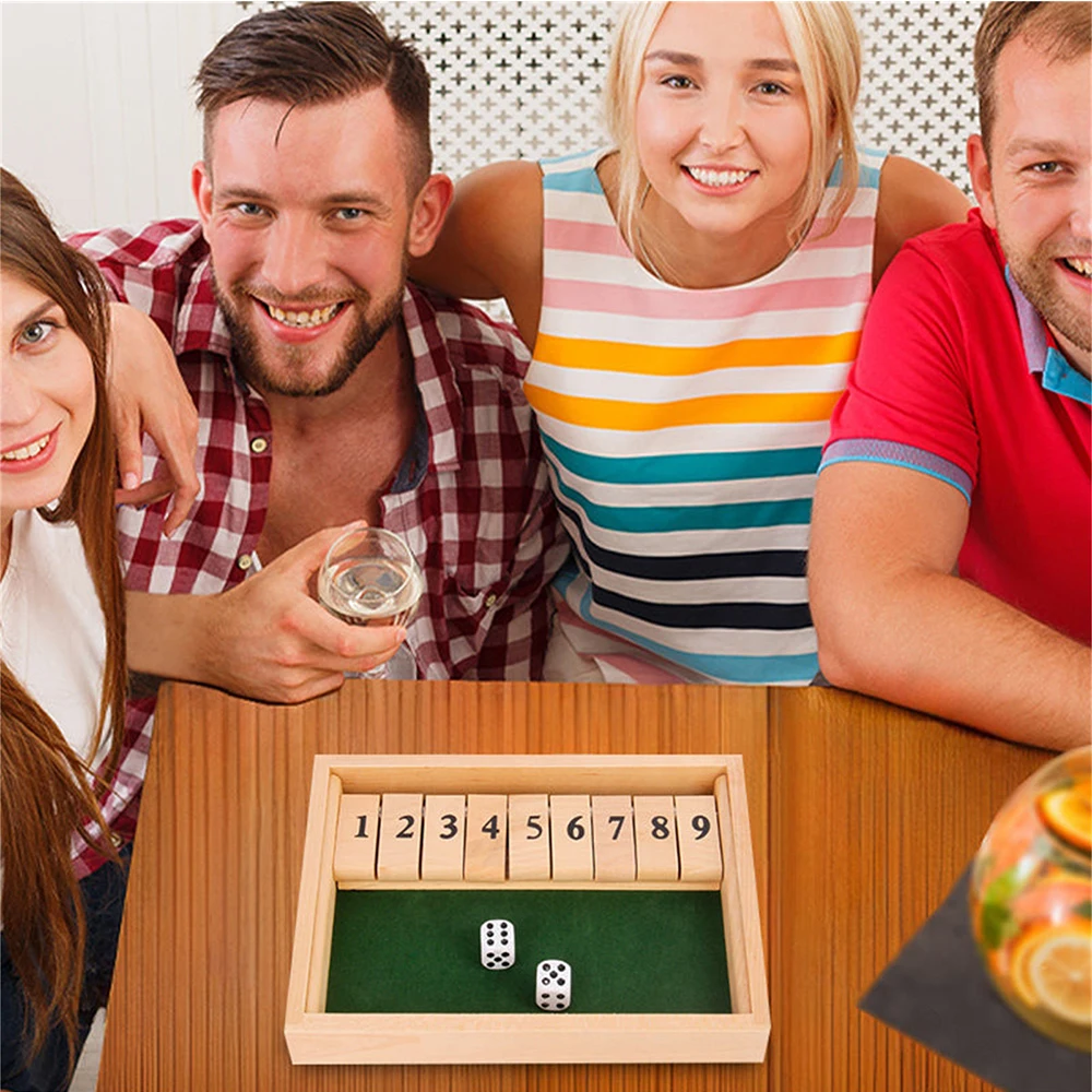 Juego de mesa de dados de lujo, 10 números, 2 jugadores, juego de mesa, fiesta en casa, Club, juegos para beber, juegos interactivos interesantes